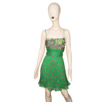 Blumarine Kleid aus Seide in Grün