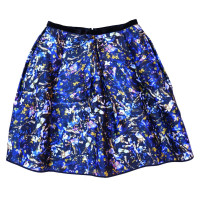 Erdem 100% silk floral print skirt 