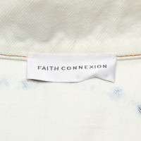 Faith Connexion Veste/Manteau en Coton en Bleu