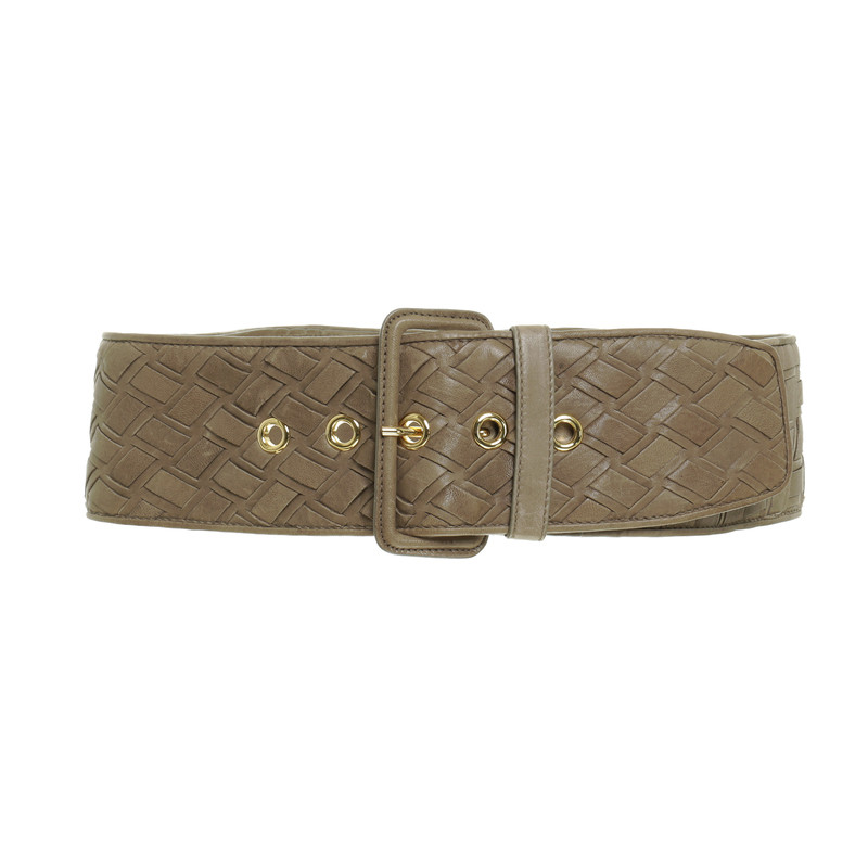 Miu Miu Braided belt in Brown