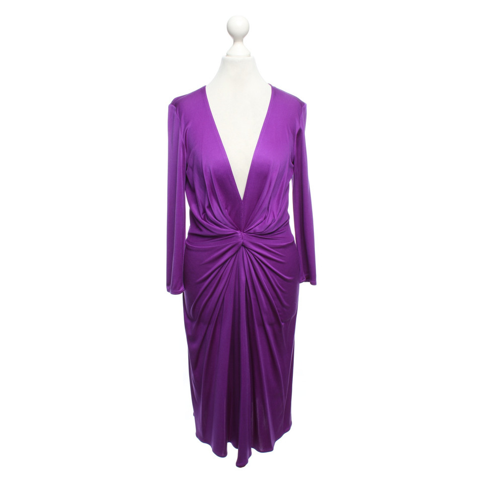 Issa Kleid aus Seide in Violett