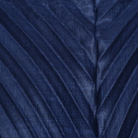 Issey Miyake Aangerimpelde blouse in blauw