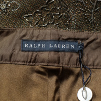 Ralph Lauren Paire de Pantalon en Laine en Vert