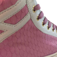 Hogan Sneakers in pink/white