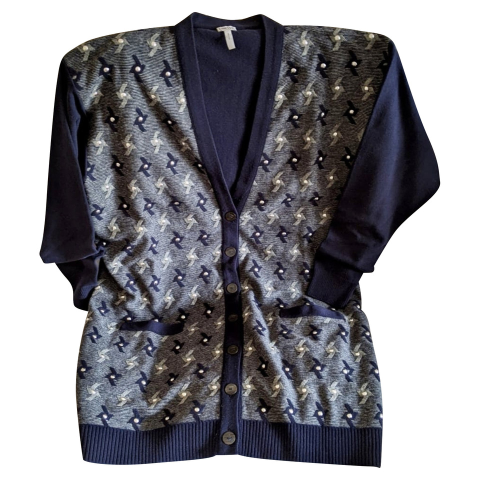 Loewe Jacke/Mantel aus Wolle in Blau