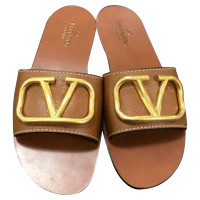 Valentino Garavani Sandalen aus Leder in Braun