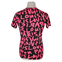 Louis Vuitton T-Shirt mit Graffiti-Motiv