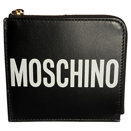 Moschino Täschchen/Portemonnaie aus Leder