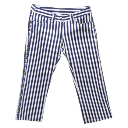 Dolce & Gabbana Pantaloni in blu / bianco