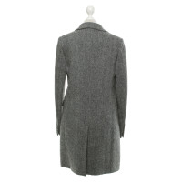 Aspesi Manteau en tweed gris