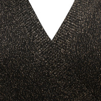 Diane Von Furstenberg Robe « Fosette » en or / noir