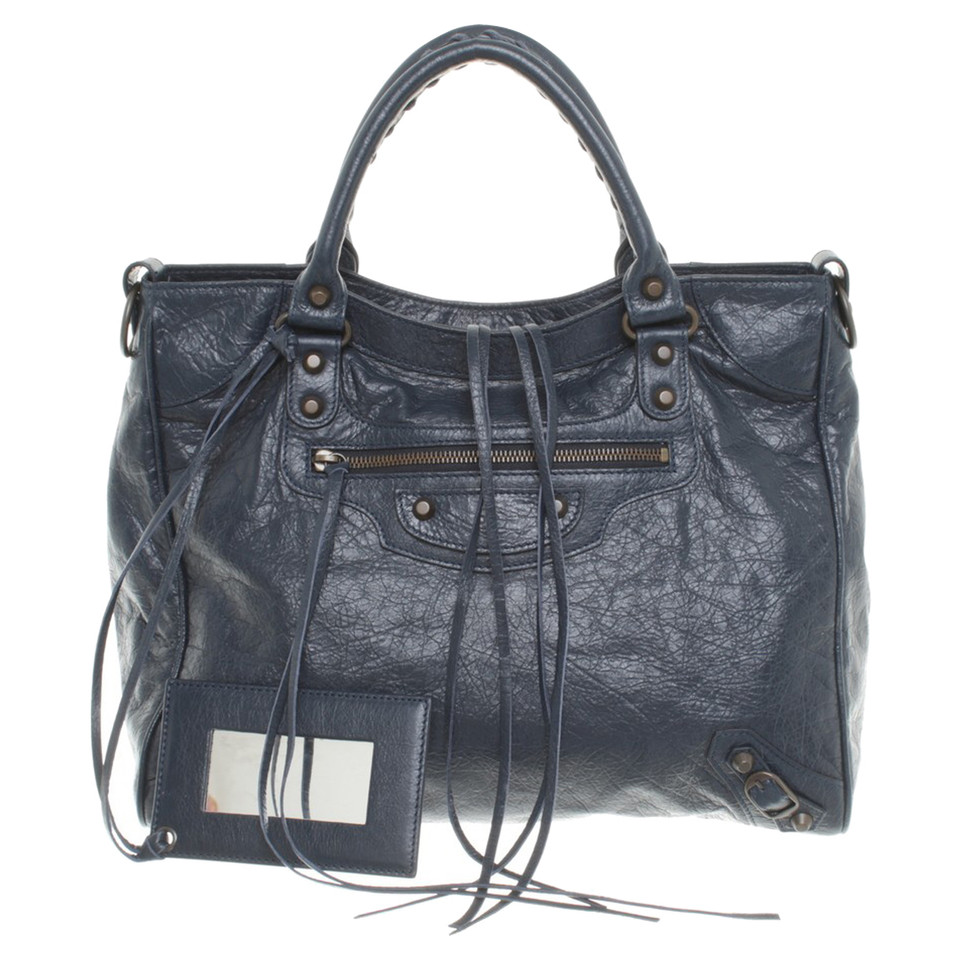 Balenciaga Handtasche Classic Giant Velo in Blau