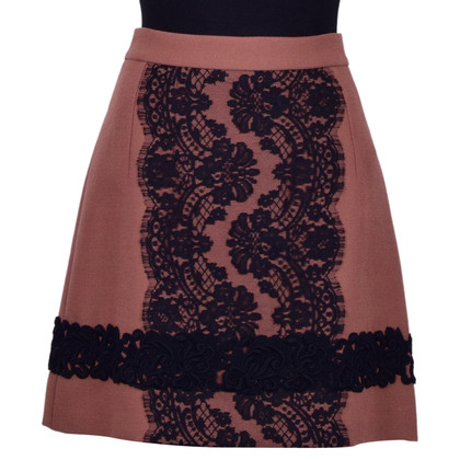 Dolce & Gabbana Skirt Wool in Brown