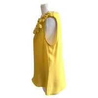 Carolina Herrera Top Silk in Yellow