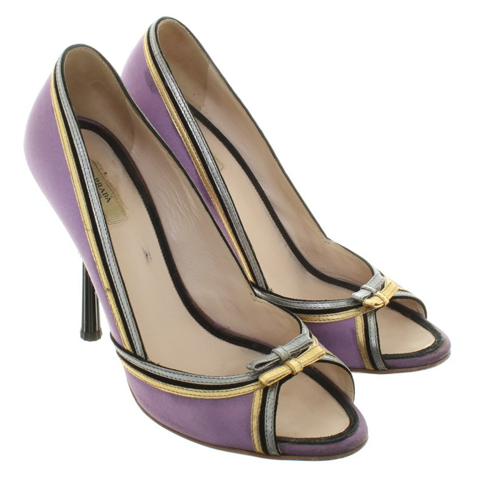 Prada Peep toes in violet