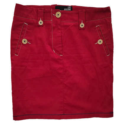 Love Moschino Skirt in Red