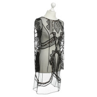 Alice By Temperley Transparent dress in black