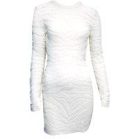 Balmain Dress Viscose in Cream