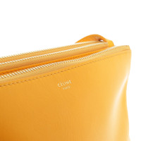 Céline Trio Small Leather in Yellow