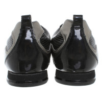 Dolce & Gabbana Sneakers Lakleer in Zwart