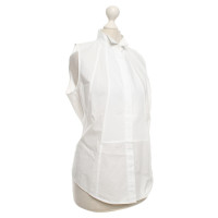 Amanda Wakeley Mouwloze blouse in wit