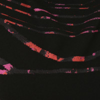 Kenzo Schwarzes Kleid mit buntem Muster