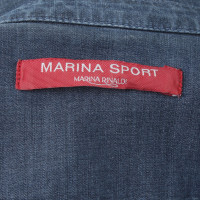 Marina Rinaldi Blouse-blouse van denim