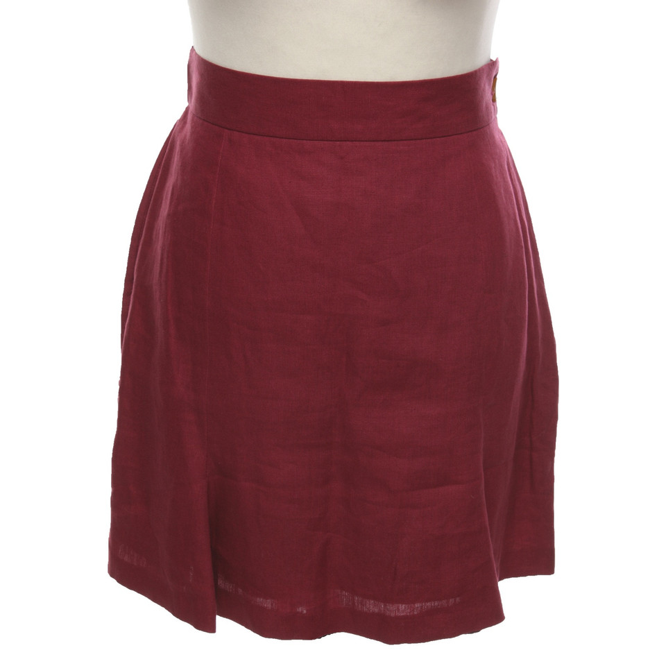 Vivienne Westwood Rok Linnen in Bordeaux