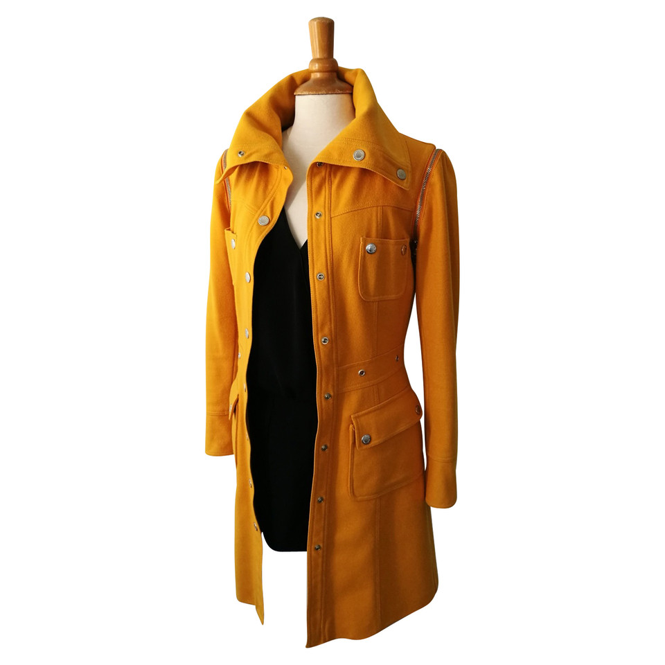 Dolce & Gabbana Jacket/Coat Wool in Yellow