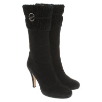 Guess Bottes en Cuir en Noir