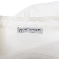 Armani Hemdkleid in Cremeweiß