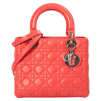 Dior Lady Dior in Pelle in Rosa