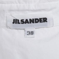 Jil Sander Baumwoll-Bluse in Weiß