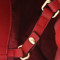 Burberry Lederen handtas in Red