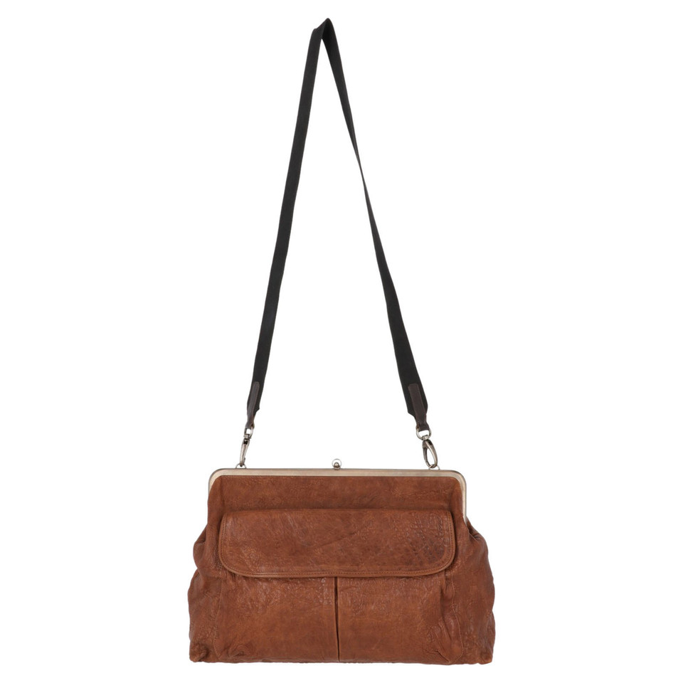 Marni Shoulder bag Leather in Brown