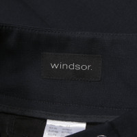 Windsor Hose aus Wolle in Blau
