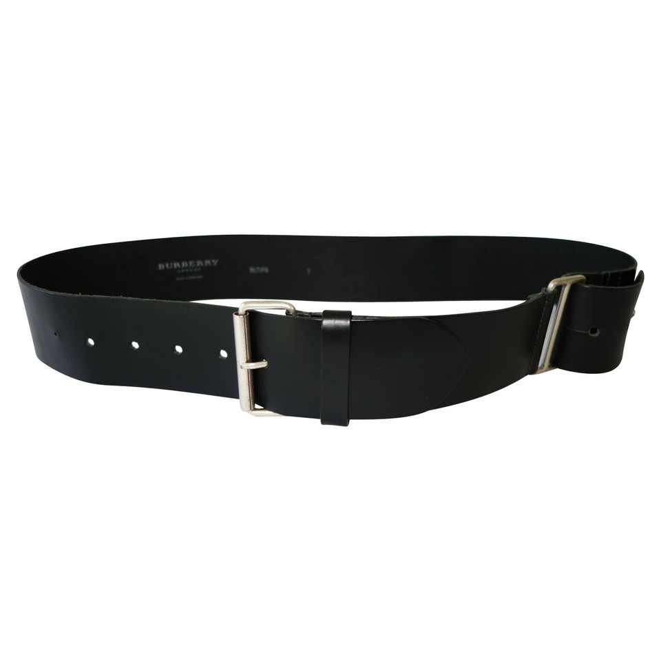 Burberry Belt Leather in Black