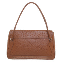 Les Copains Handbag in ostrich leather look