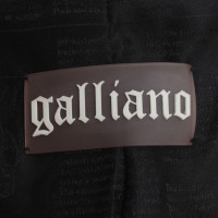 John Galliano Cappotto di pelliccia in grigio