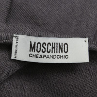 Moschino Cheap And Chic vestito lavorato a maglia in grigio