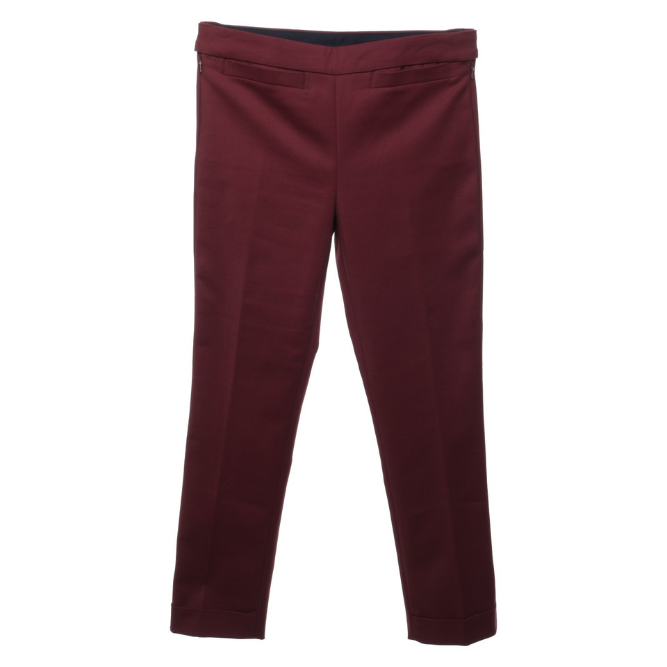 Max Mara trousers in red wine