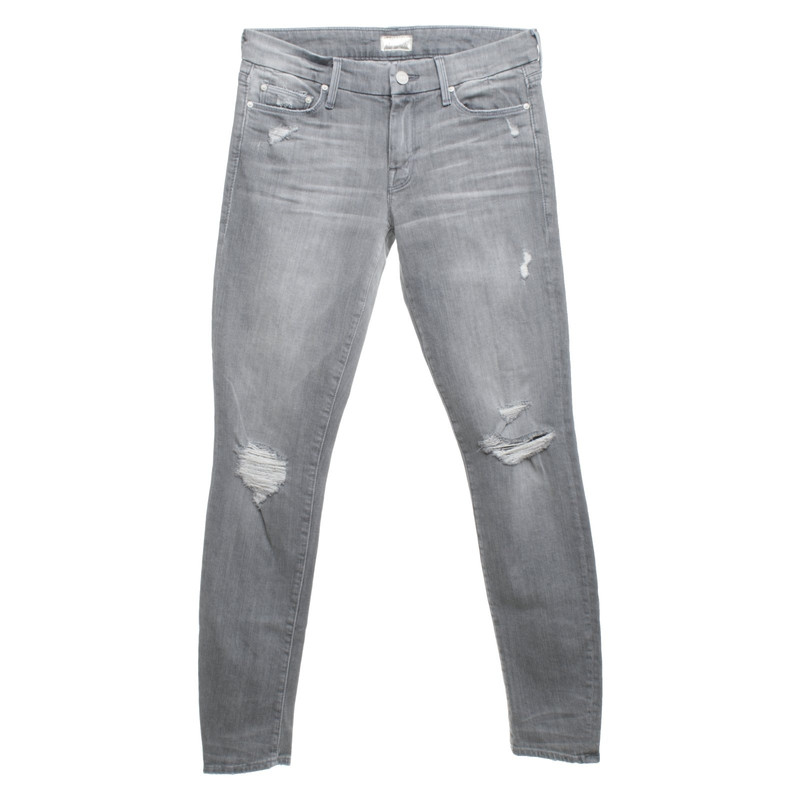 mother jeans grey