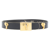 Escada Ceinture en Cuir en Noir