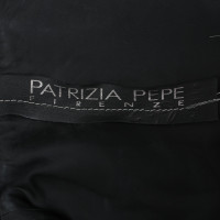 Patrizia Pepe Leren jas in zwart