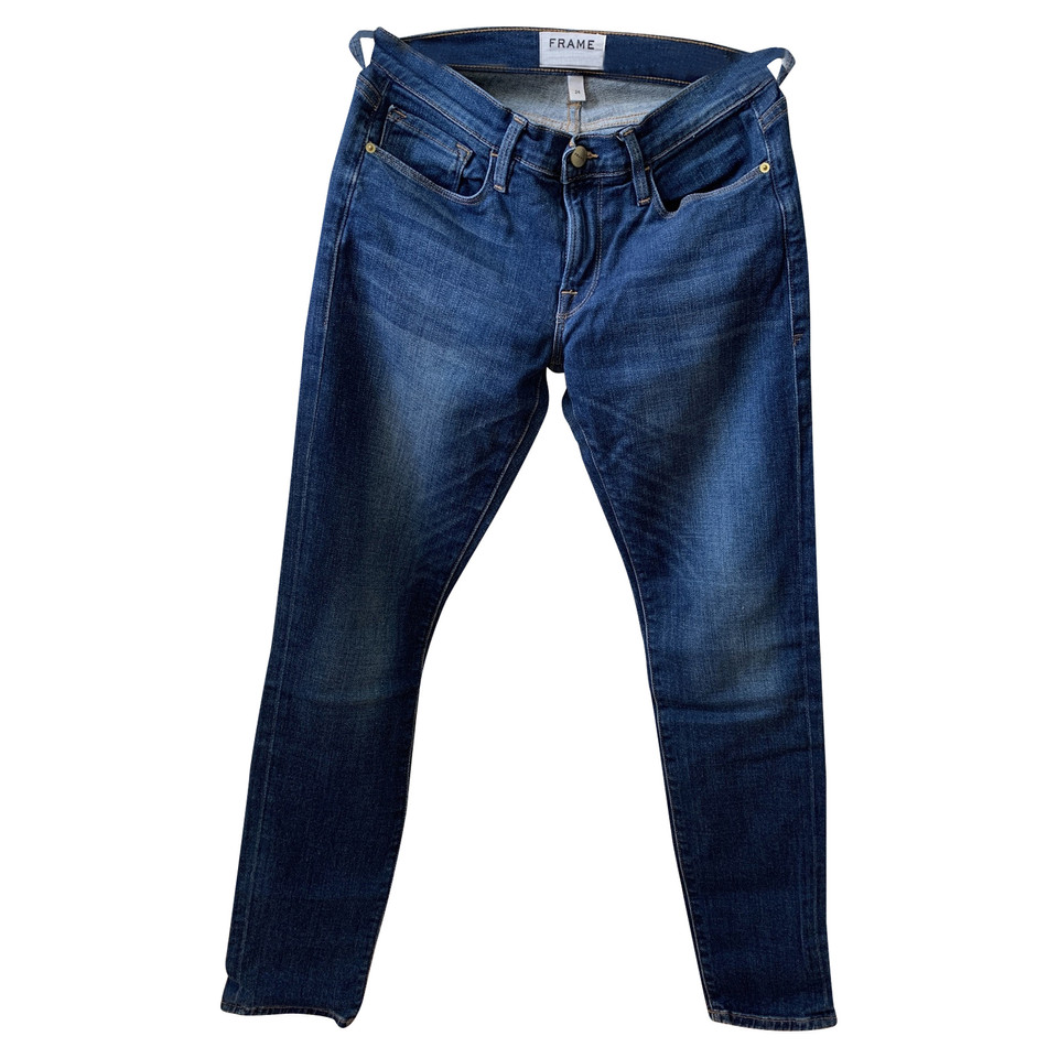 Frame Denim Jeans aus Baumwolle in Blau