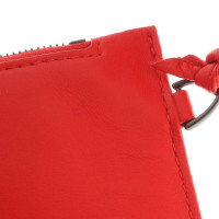 Bottega Veneta "Cabat Bag" in red