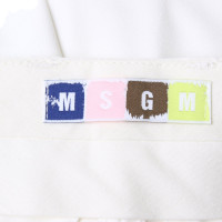 Msgm Capri pants with Galon stripes