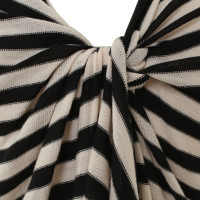 Sonia Rykiel Striped top with drap age