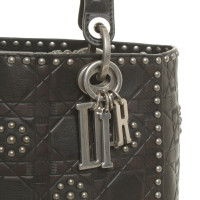 Christian Dior Handtasche aus Leder in Schwarz