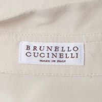 Brunello Cucinelli Camicetta a camicia beige